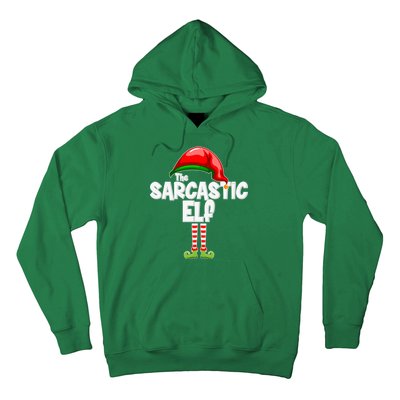 The Sarcastic Elf Matching Christmas Hoodie