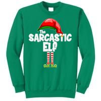 The Sarcastic Elf Matching Christmas Sweatshirt