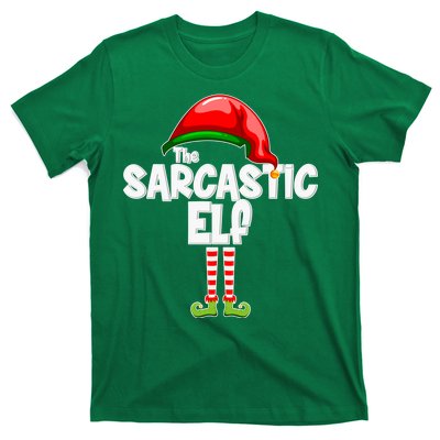 The Sarcastic Elf Matching Christmas T-Shirt