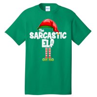 The Sarcastic Elf Matching Christmas Tall T-Shirt