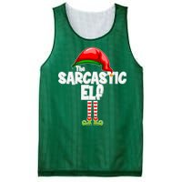 The Sarcastic Elf Matching Christmas Mesh Reversible Basketball Jersey Tank