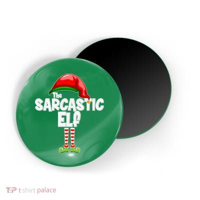 The Sarcastic Elf Matching Christmas Magnet