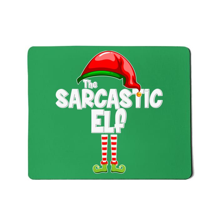 The Sarcastic Elf Matching Christmas Mousepad