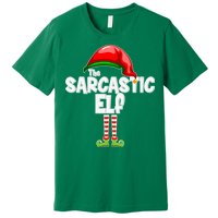 The Sarcastic Elf Matching Christmas Premium T-Shirt