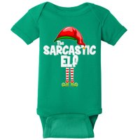 The Sarcastic Elf Matching Christmas Baby Bodysuit