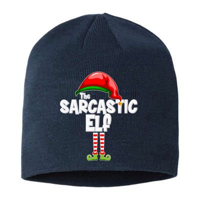 The Sarcastic Elf Matching Christmas Sustainable Beanie