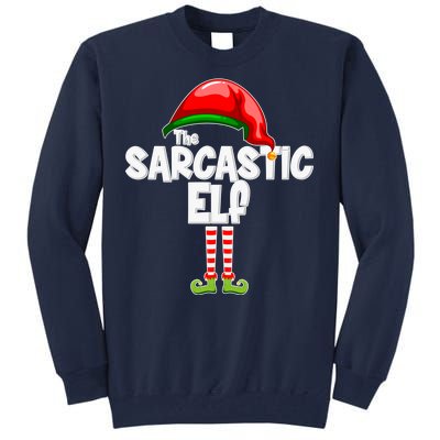 The Sarcastic Elf Matching Christmas Tall Sweatshirt