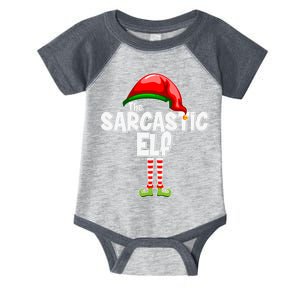 The Sarcastic Elf Matching Christmas Infant Baby Jersey Bodysuit