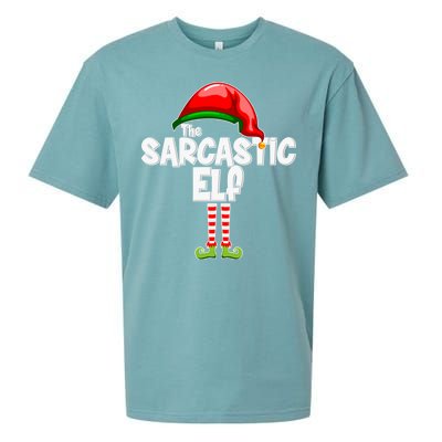 The Sarcastic Elf Matching Christmas Sueded Cloud Jersey T-Shirt