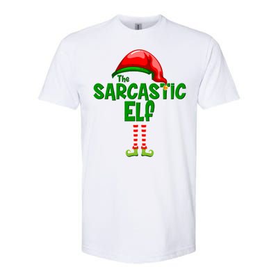 The Sarcastic Elf Matching Christmas Softstyle CVC T-Shirt