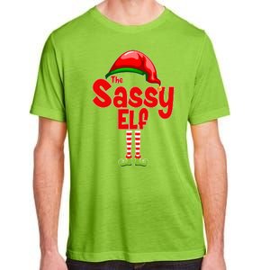 The Sassy Elf Christmas Adult ChromaSoft Performance T-Shirt