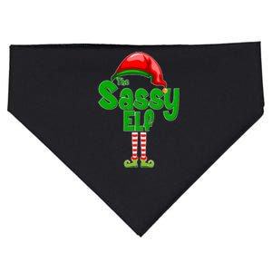 The Sassy Elf Christmas USA-Made Doggie Bandana