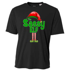 The Sassy Elf Christmas Cooling Performance Crew T-Shirt