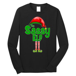 The Sassy Elf Christmas Long Sleeve Shirt