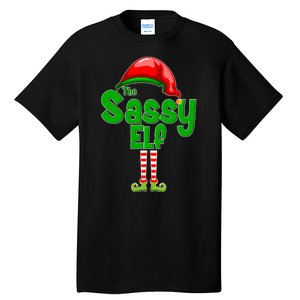 The Sassy Elf Christmas Tall T-Shirt