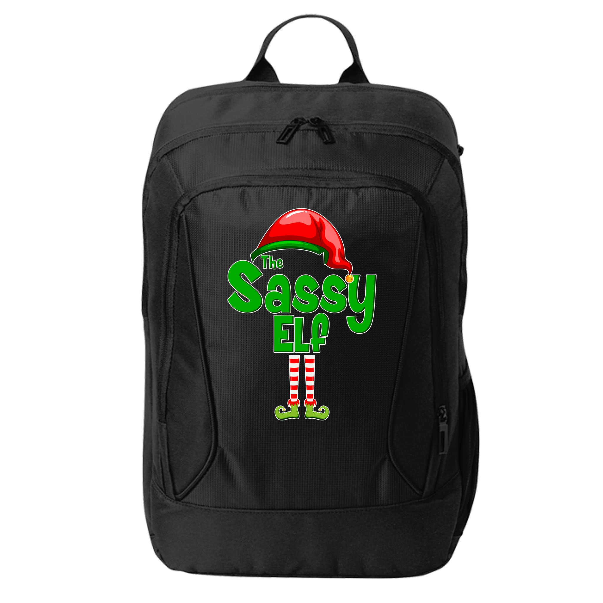 The Sassy Elf Christmas City Backpack