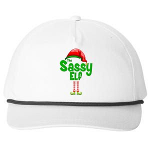 The Sassy Elf Christmas Snapback Five-Panel Rope Hat