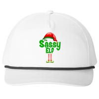 The Sassy Elf Christmas Snapback Five-Panel Rope Hat