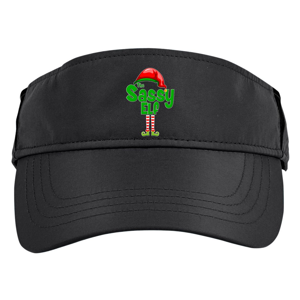 The Sassy Elf Christmas Adult Drive Performance Visor