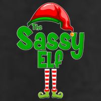 The Sassy Elf Christmas Adult Drive Performance Visor