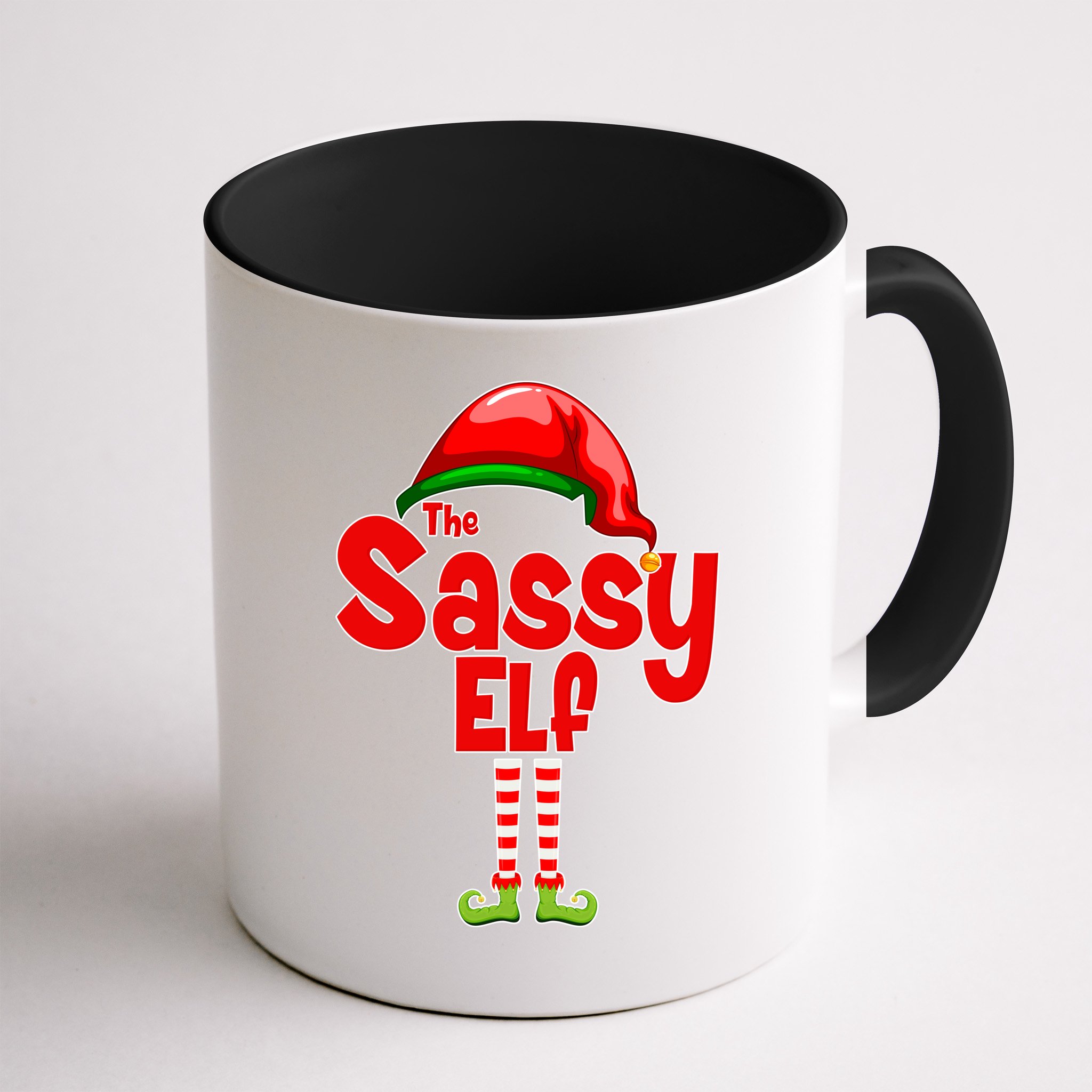 The Sassy Elf Christmas Mug