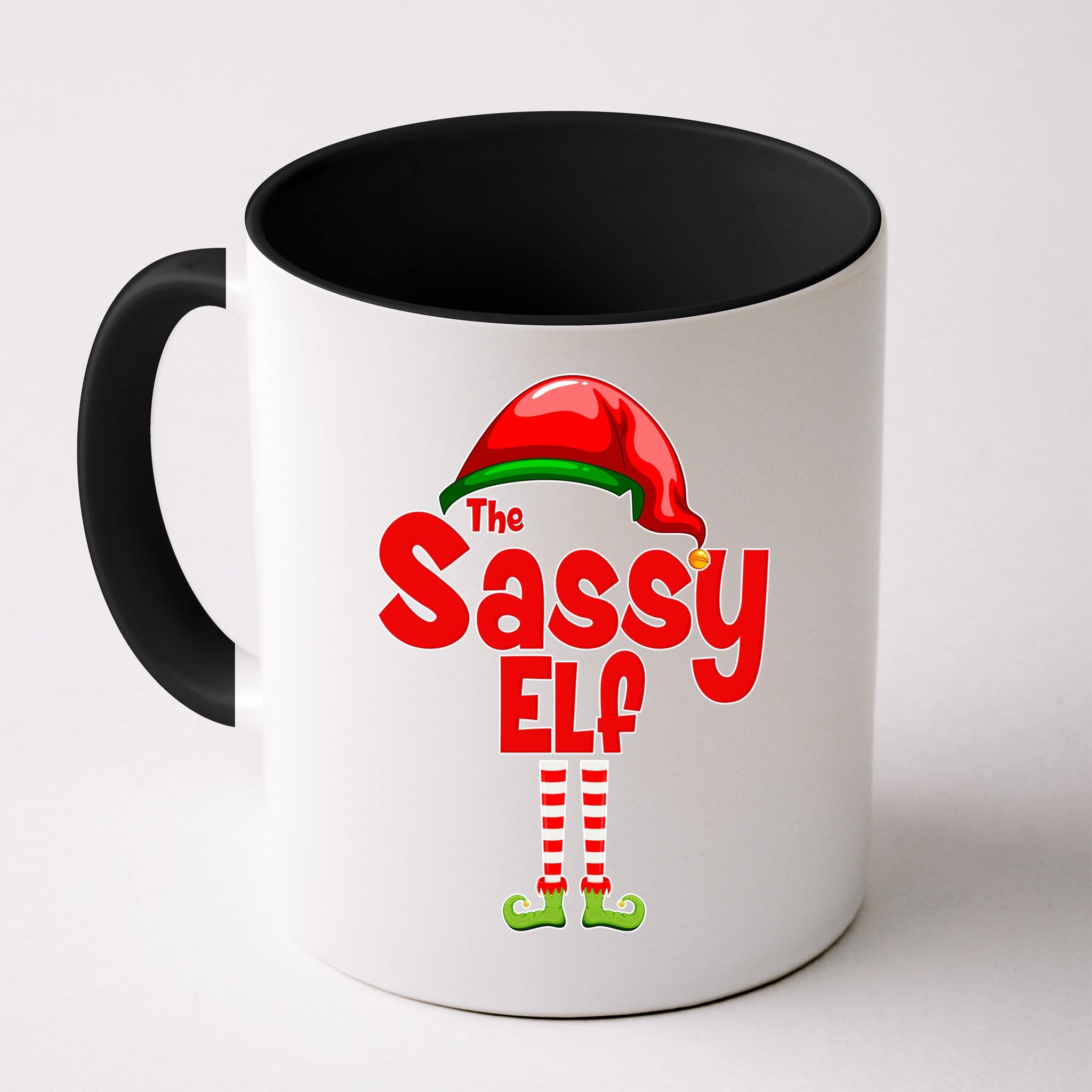 The Sassy Elf Christmas Mug