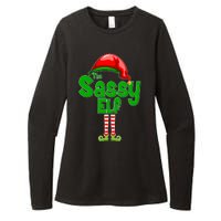 The Sassy Elf Christmas Womens CVC Long Sleeve Shirt