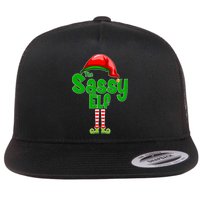 The Sassy Elf Christmas Flat Bill Trucker Hat