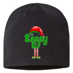 The Sassy Elf Christmas Sustainable Beanie