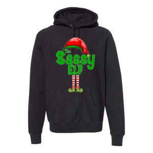 The Sassy Elf Christmas Premium Hoodie