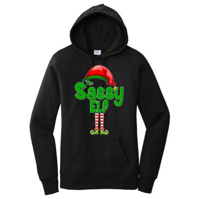 The Sassy Elf Christmas Women's Pullover Hoodie