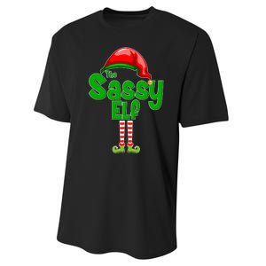 The Sassy Elf Christmas Performance Sprint T-Shirt