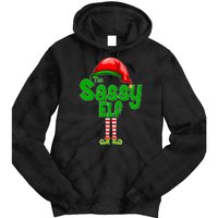 The Sassy Elf Christmas Tie Dye Hoodie