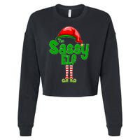 The Sassy Elf Christmas Cropped Pullover Crew