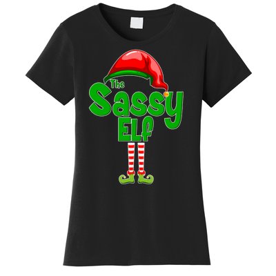 The Sassy Elf Christmas Women's T-Shirt