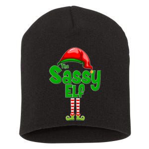 The Sassy Elf Christmas Short Acrylic Beanie