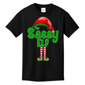 The Sassy Elf Christmas Kids T-Shirt