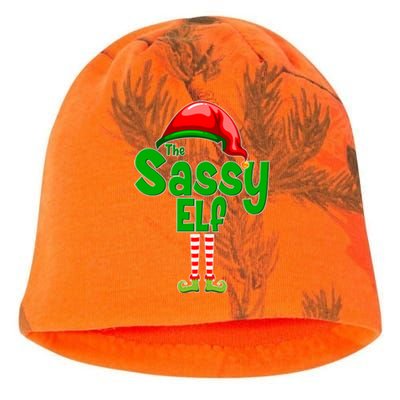 The Sassy Elf Christmas Kati - Camo Knit Beanie