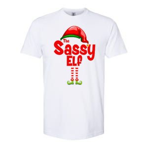 The Sassy Elf Christmas Softstyle CVC T-Shirt