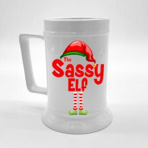 The Sassy Elf Christmas Beer Stein