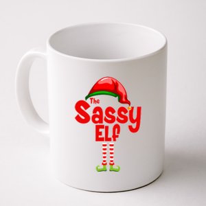 The Sassy Elf Christmas Coffee Mug