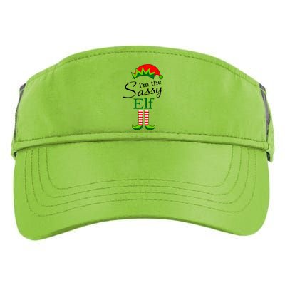 The Sassy Elf Funny Christmas Family Matching Adult Drive Performance Visor