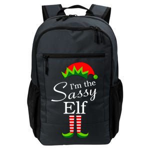 The Sassy Elf Funny Christmas Family Matching Daily Commute Backpack