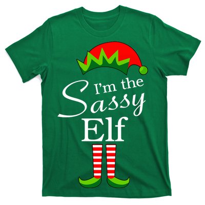 The Sassy Elf Funny Christmas Family Matching T-Shirt