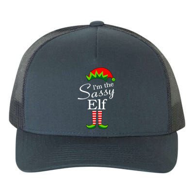 The Sassy Elf Funny Christmas Family Matching Yupoong Adult 5-Panel Trucker Hat