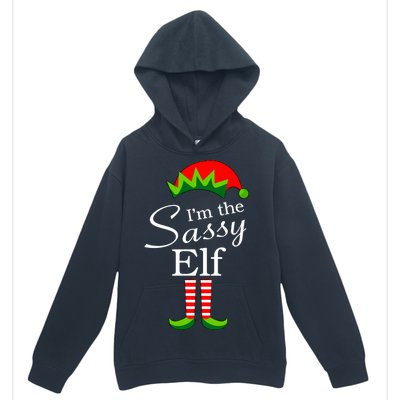 The Sassy Elf Funny Christmas Family Matching Urban Pullover Hoodie