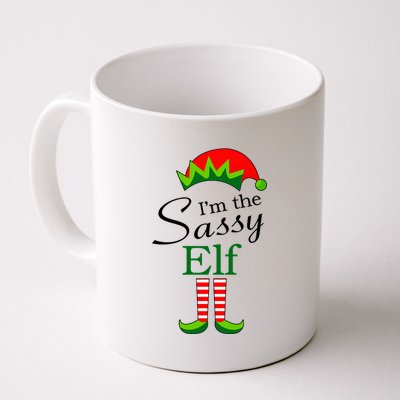 The Sassy Elf Funny Christmas Family Matching Coffee Mug