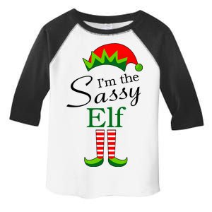 The Sassy Elf Funny Christmas Family Matching Toddler Fine Jersey T-Shirt