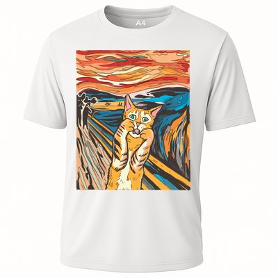 The Scream Parody Cat Performance Shirt