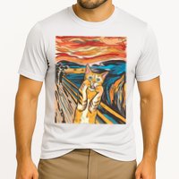 The Scream Parody Cat Cooling Performance Crew T-Shirt